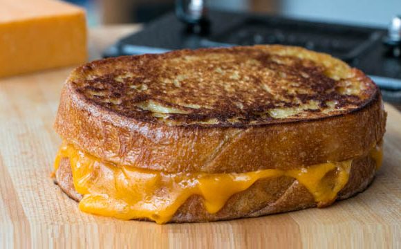 Beer Soaked Grilled Cheese