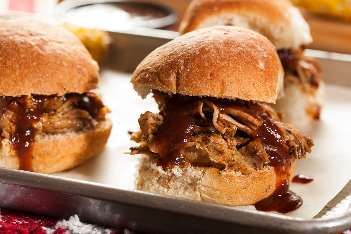 Breakfast Stout BBQ Pulled Pork Sliders