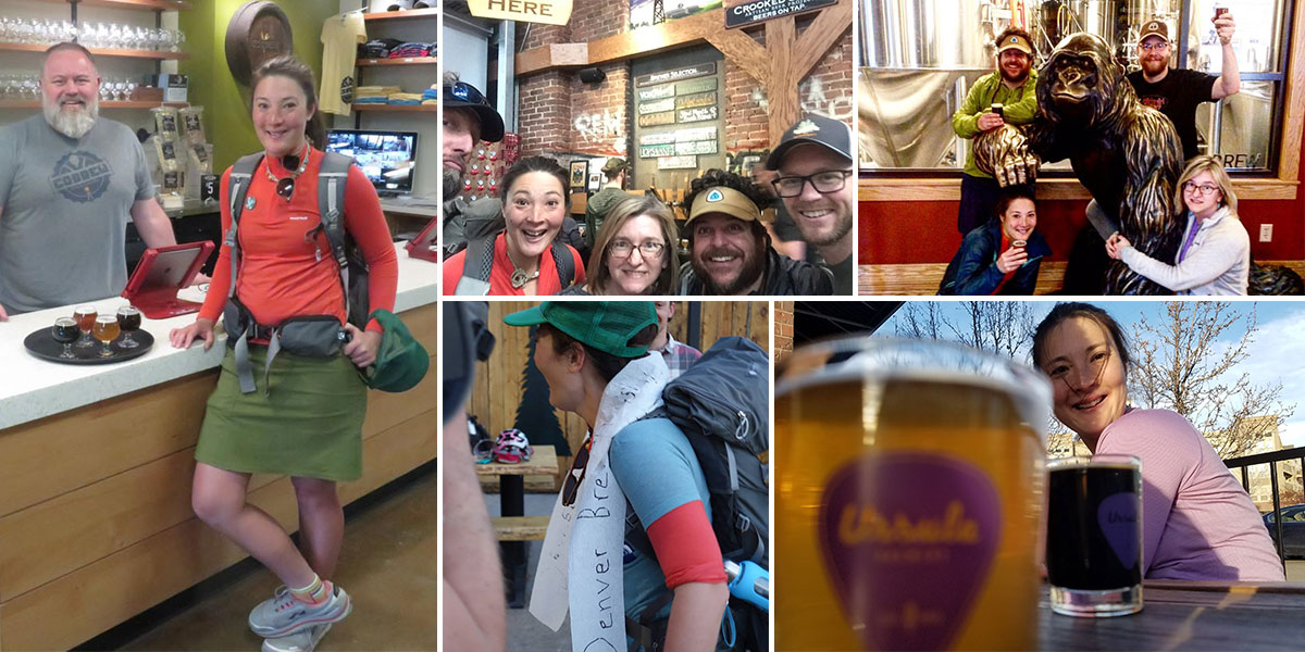 Hiking 100 miles to all Denver's breweries