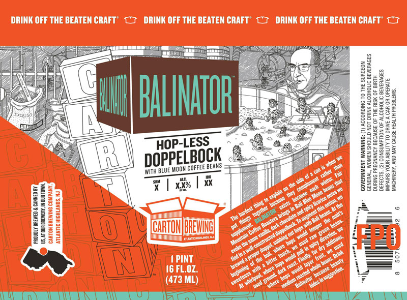 Carton Balinator Coffee Doppelbock