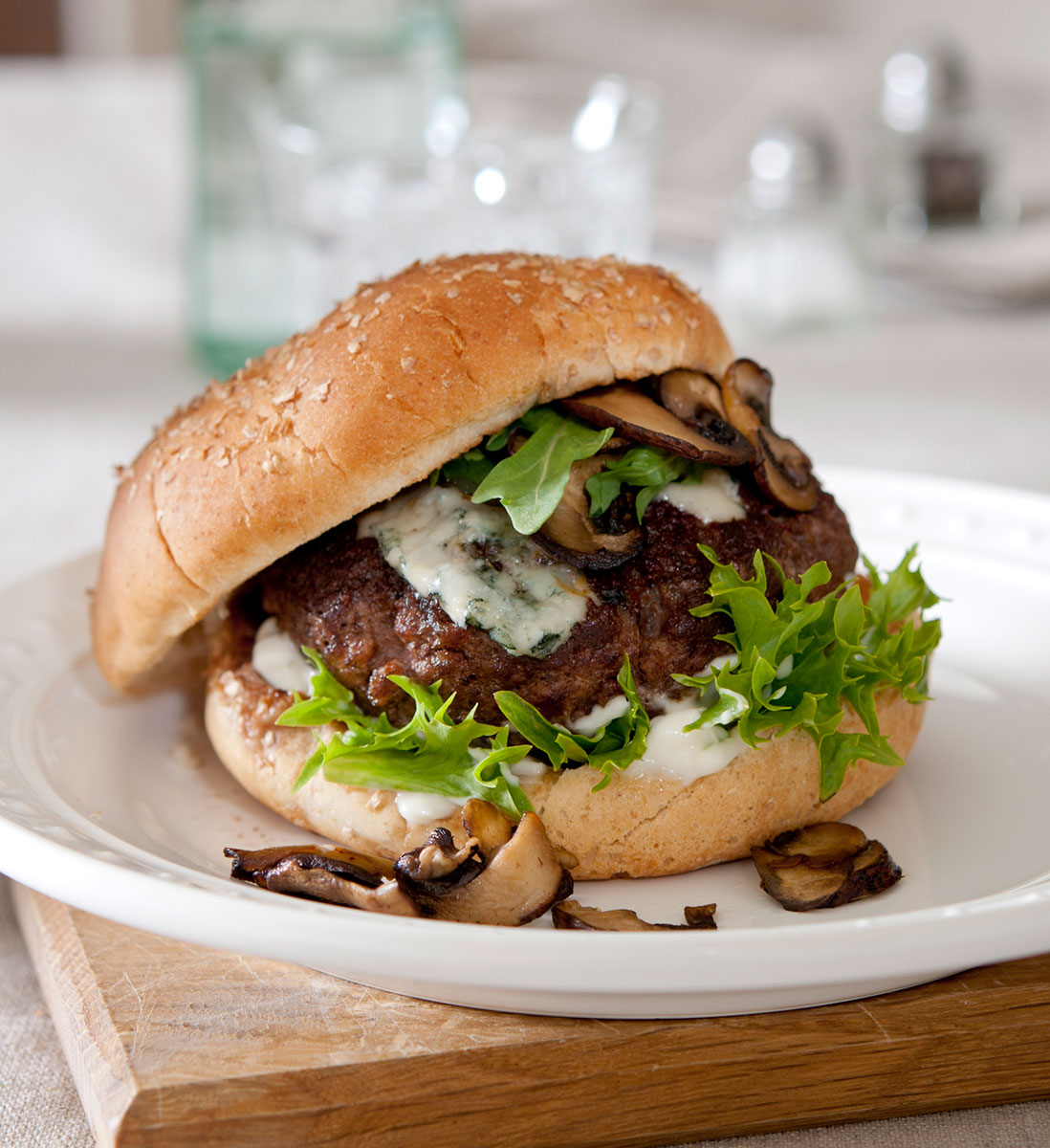 Chimichurri Beer Burgers