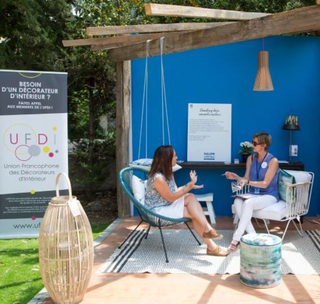 Coaching déco au salon Vivre Côté Sud de Saint-Tropez