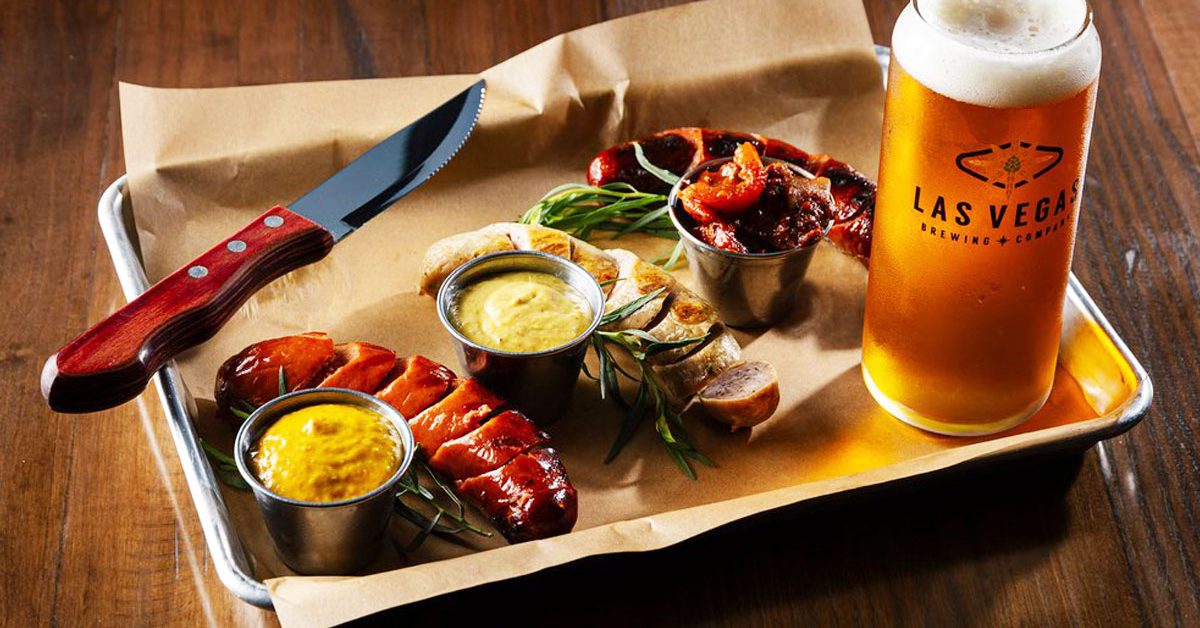 food bites with las vegas brewing co beer