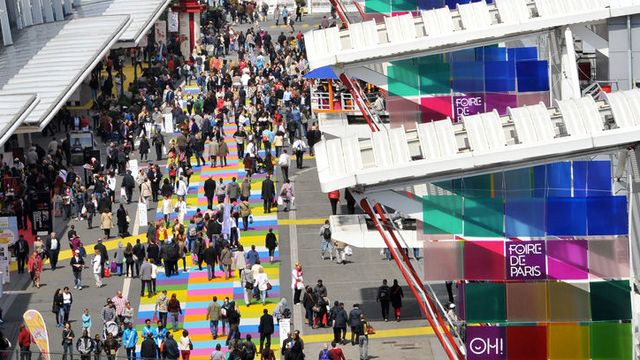 Allée centrale de la Foire de Pairs à la Porte de Versailles