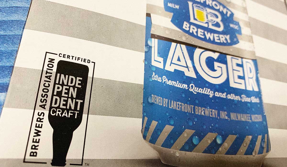 lakefront brewery independent craft beer seal