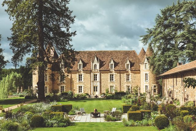 Le château du Domaine, reconstruit au XIXe siècle.