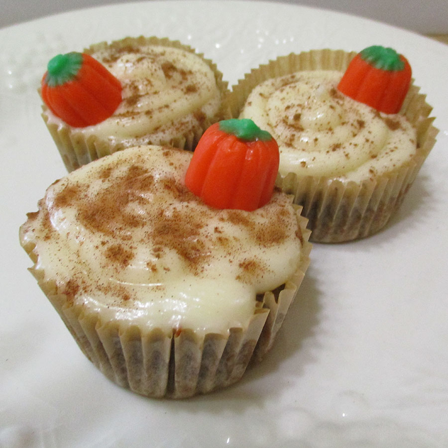 pumpkin pie cupcakes