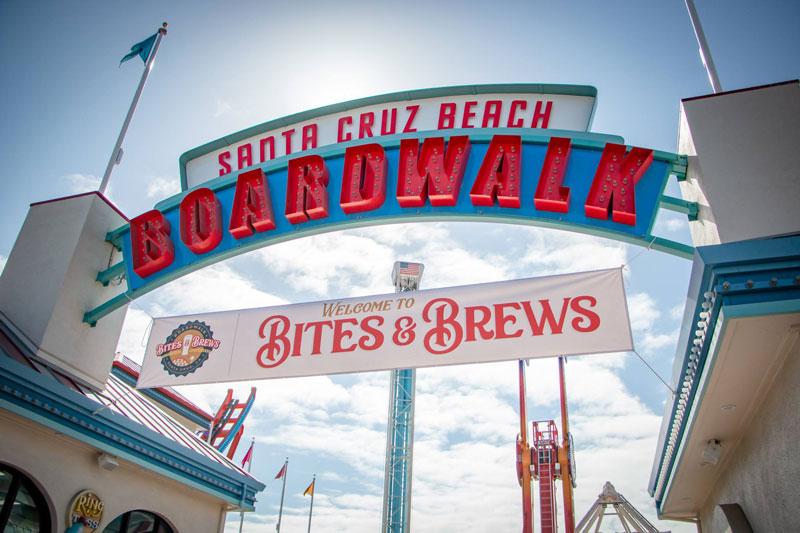 Boardwalk Bites & Brews in Santa Cruz, California 