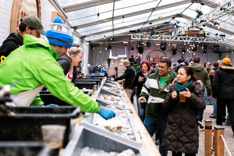 Schlafly Beer Stout and Oyster Festival in Saint Louis, Missouri 