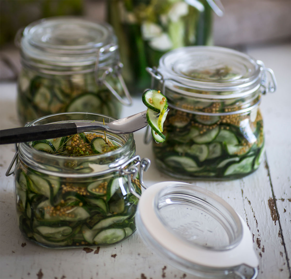 Sweet and Spicy Beer Pickles