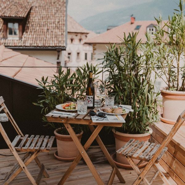 Un air de campagne sur un petit balcon